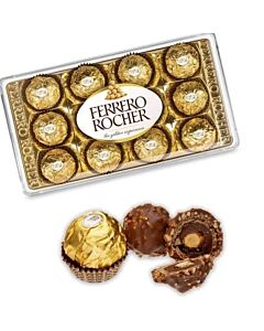 FERRERO ROCHER BANDEJA COM 12 BOMBONS 150g